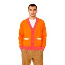 Cardigan Verde Naranja