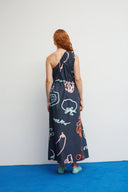 Vestido Gilda Azul
