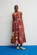 Vestido Gilda Granate