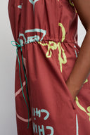 Vestido Gilda Granate