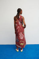 Vestido Gilda Granate