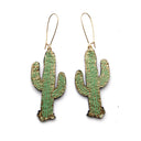 Pendiente Cactus Green