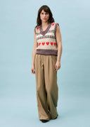 Cardigan Rhubarbe