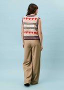 Cardigan Rhubarbe