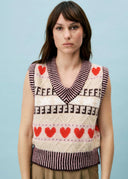 Cardigan Rhubarbe