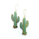 Pendiente Cactus Green