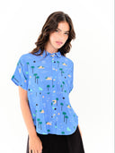 Camisa Sandal Celeste