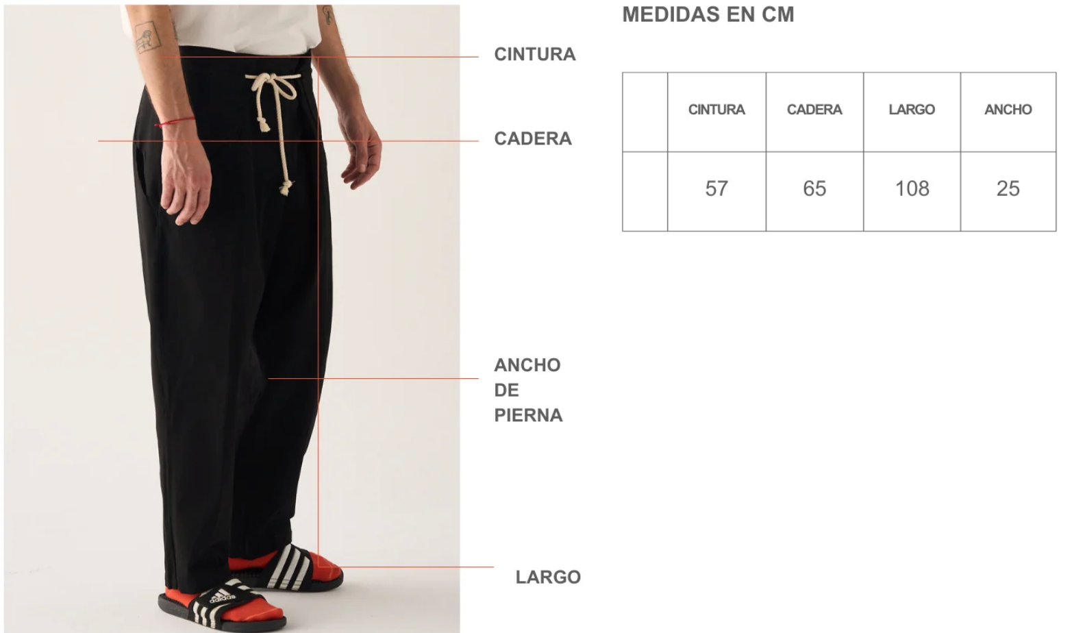 Guía de tallas