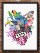 Lamina Corazon Tropical