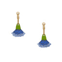 Pendiente Dancing Blue Marigold