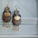 Pendientes Sacred Scarab Gold