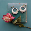 Pendientes Ouroboros White