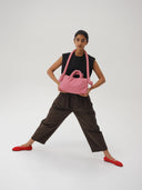 MiniOna Soft Bag Cotton Red Stripe
