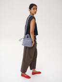 Micro Ona Soft Bag Cotton Navy Stripe