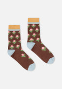 Calcetines Fleur Marron