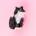 Pinza Gato Blanco y Negro