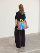 Ona Soft Bag Cotton Colorful Stripes