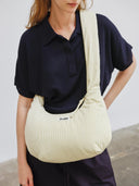 Capri Bag Cotton Lime Stripes
