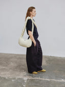 Capri Bag Cotton Lime Stripes