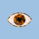Pinza Ojo Marron