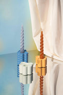 Candle Holder Flora Large Blue
