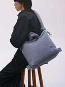 Ona Soft Bag Cotton Navy Stripe