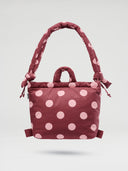 Ona Soft Bag Dots Pale Pink/Cherry Red
