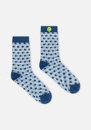 calcetines Polkadot Azul