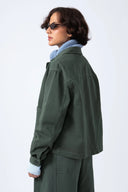 Sobrecamisa Crop Salvia