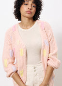 Cardigan Lobelia Rosa