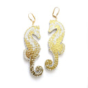 Pendientes Seahorse White