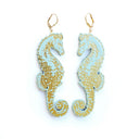 Pendientes Seahorse Aqua Vegan
