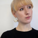 Pendientes Ouroboros White