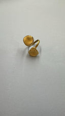 Anillo Ondulado Doble Crema