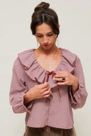 Camisa Daryna Burdeos