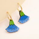 Pendiente Dancing Blue Marigold