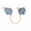 Rose Collar Brooche Powder blue