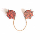 Rose Collar Brooche Scarlet