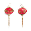 Pendientes Lantern Red