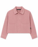 Sobrecamisa Crop Rosa Palo