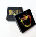 Colgante Sacred Heart Black Small