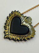 Colgante Sacred Heart Black Large