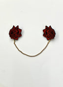 Rose Collar Brooche Pink