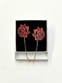 Rose Collar Brooche Pink