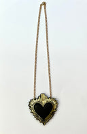 Colgante Sacred Heart Black Large