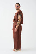 Pantalon Wide Chocolate